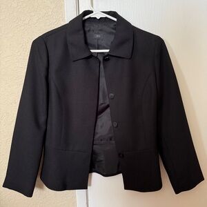 Black Korean brand Button Closure Jacket
